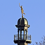 Hermes auf dem Turm der alten Oberpostdirektion
